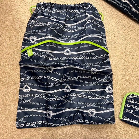 Thirty-One Nautical Theme Pool/Beach Tote Set - Picture 4 of 6